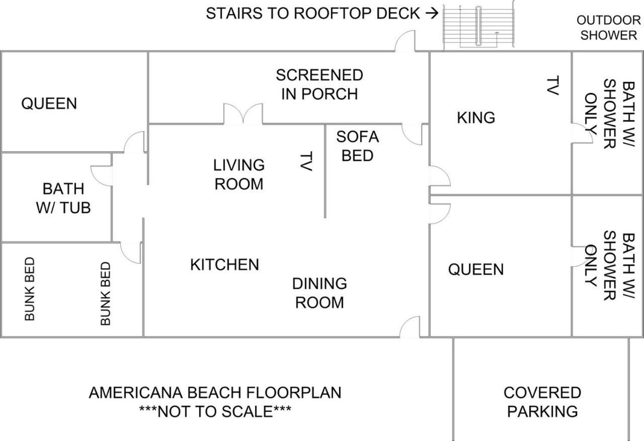 Americana Beach Home 杰基尔岛 外观 照片